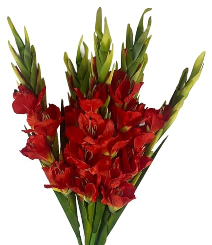 Leaf Design Large Artificial Gladioli Stems