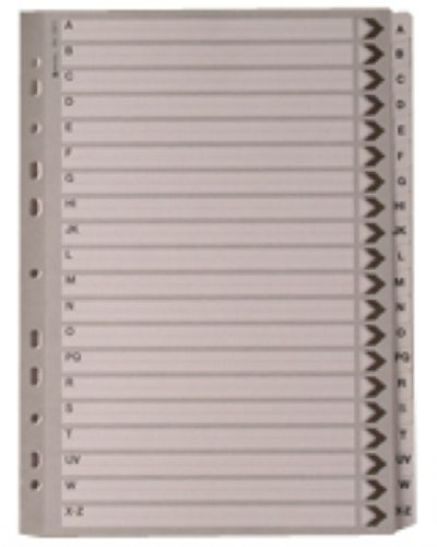 Whitebox A4 A-Z Mylar Index - White