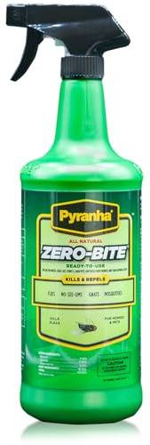 Pyranha Zero bite alla flugor naturlig spray, 32 oz