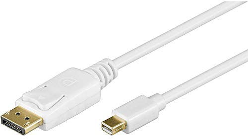 Goobay 52859 Mini DisplayPort Adapterkabel, 1.2, Vergoldet