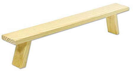 Sigro Holz Schwibbogen Bench, 10 x 7 x 60, Holz, Beige, 60 x 7 x 10 cm