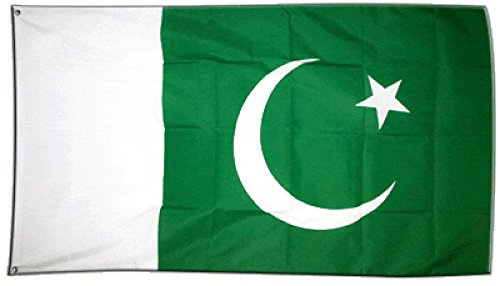 Flaggenfritze Fahne/Flagge Pakistan - 150 x 250 cm + gratis Sticker, XXL-Fahne