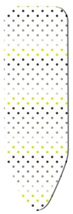 Minky Housse élastique pour Table à Repasser en Mousse Blanc 110 x 35 cm