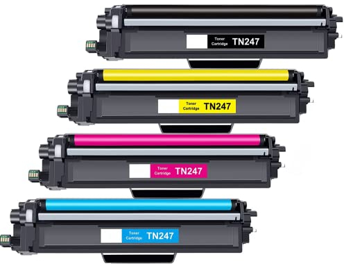 TN-243CMYK MFC L3750CDW Kompatibel für Brother TN243CMYK Toner für Brother MFC-L3750CDW DCP-L3550CDW MFC-L3770CDW HL-L3210CW HL-L3230CDW MFC-L3710CW TN 243CMKY TN247 TN-247 TN-243 (4er-Pack)
