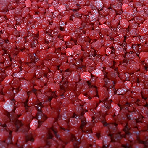 Aqua Della, Gravier pour Aquarium de Couleur Red 10 kg, Sol Décoratif et Fonctionnel, Apporte Un Soutien, Composé d’éléments de qualité supérieure, Rincer à l’Eau tiède Avant Utilisation