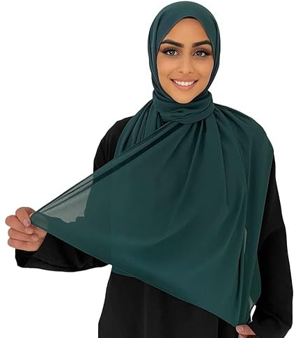 Medinah kopftuch moderne hijab kopftuch-Frauen Premium Chiffon Hijab Kopftücher, hijab aus leichtem Stoff- kopftuch damen 180X70cm groß, aus hochwertigem Stoff