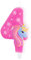 Zahlenkerzen * ROSA EINHORN * mit Steckfuß als Deko für Kindergeburtstag | ca. 11x5,5cm | Pink Lila Unicorn Tortendeko Kinder Geburtstag Geburtstagskerze Zahlen Kerzen, Farbe: Einhorn, Größe: Zahl 4