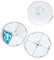 8 Compartments Weekly Pill Box Tablet Organizer Medicine Storage Box Pill Cutter for Small Pills Tablet Cutter for Pills (White)
