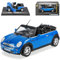 Cararama Mini Cooper Cabrio Blau R52 2004-2008 1/24 Modell Auto mit individiuellem Wunschkennzeichen