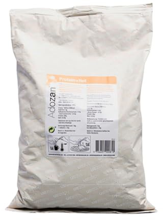 Adozan Protein +Hot | Protein Pulver Hitzebeständig bis 100°C | Eiweißpulver Ohne Zucker, Fett & Geschmack | Leicht Löslich, Geschmacksneutral Eiweiß für Speisen, Backen, Kochen, Getränke | 1kg