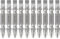Saipor 10pcs PH2/SL6 Double Ended Screwdriver Bit, #2 Phillips/No. 6 Slotted Screwdriver Drill Bits Set, Magnetic 1/4 Hex Double End Screw Driver Bits for Drill, 50mm/ 2inch Long
