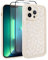 UZEUZA Compatible with iPhone 13 Pro Max Case, Cheetah Print Shockproof Soft TPU Protective Case for Women Girls, Slim Anti Scratch Leopard Case for iPhone 13 Pro Max 6.7 Inch,White