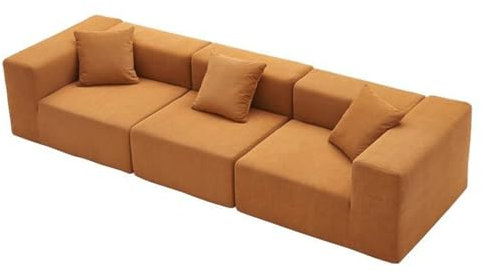 Llchaensc Schlafsofa, Schlafcouch, Bettsofa,Sofa Schlafsofa Mit Schlaffunktion, Couch Gästebett, 2/3-Sitzer Sofa, Mit Rückenlehne Aus Stoff,260cm