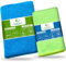 Towelogy® Premium Window Cleaning Cloths - Set Of 2 | Streak & Smudge Free Windows, Just With Water | Microfibre Window Cleaner Cloth | Lint Free Glass Cloths For Windows | Effective & Reusable