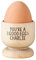 Personalised Egg Cup. Wooden Egg Cup Personalised Over 3 Lines.