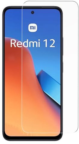 Todotumovil 5X Protector Pantalla para Xiaomi Redmi 12 | Cristal templado movil | Antiarañazos | Antihuellas | Dureza 9H | Ultra fino | Ultra Transparente | Ultra Resistente