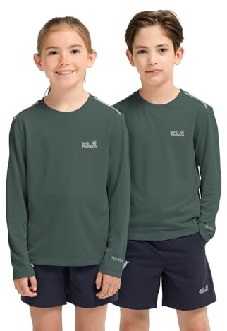 Jack Wolfskin Unisex Kinder Flare Ls T K T-Shirt (1er Pack)