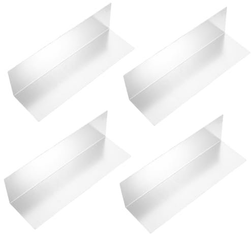 iplusmile Lot De 4 Plaques D'isolation Extérieures En Aluminium Pour Portes De Garage, Protection Latérale Pour La Prévention Des Débris, Pour Différentes Tailles De Portes De Garage