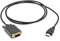 JZK 1.5M HDMI to VGA cable, uni-directional male HDMI to male VGA adapter cable converter for computer, laptop, PC, monitor, projector, HDTV, for Roku, for Xbox