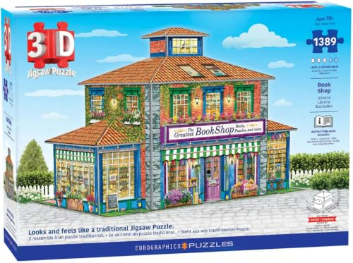 3D Puzzle - Book Shop