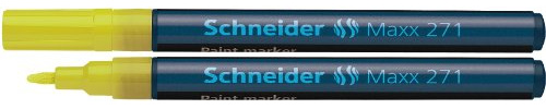 Schneider Schreibgeräte Lackmarker Maxx 271, 1-2 mm, gelb