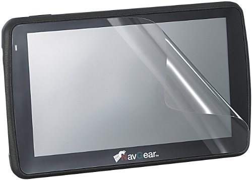 NavGear Navi Sonnenblende: 4in1 Universal Schutzfolie bis 5 für Navi und Smartphone (adhäsiv) (Blendschutzfolie für, Sonnenschutzfolie, Navigationsgerät)