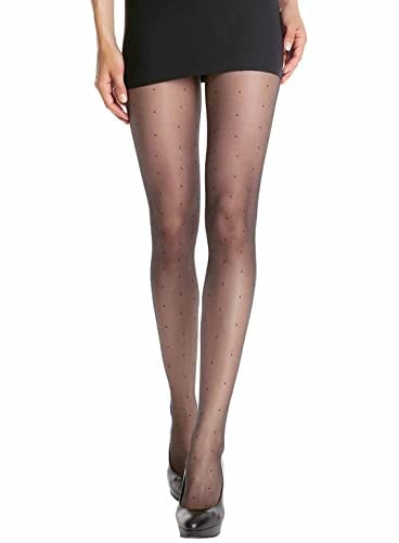 Dim Strumpfhosen Gepunktet Style Damen x1