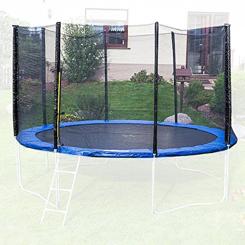 MS-Point Trampolin Sicherheitsnetz Ersatznetz Schutznetz ohne Pfosten für Tampoline 2,50m für 8 Pfosten Netzhöhe 165cm