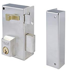 Yale M57160 56A70DHN Standard Lock, Nickel-Plated, Entrada 40 mm