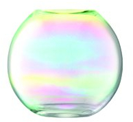 LSA Vase, Glass, Mother of Pearl, Höhe 16 cm