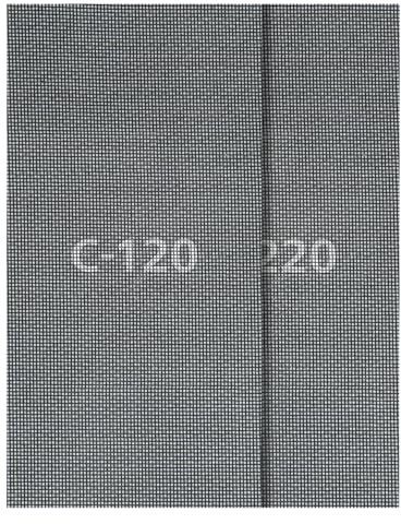 wolfcraft Set Schleifgitter 4tlg. für Gipskarton 115 x 280 mm I 8406600 I für Schwing- und Handschleifer I K120/220
