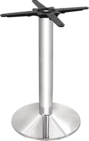 Bolero runder Tischfuß Chrom 72cm hoch