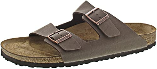 Birkenstock Unisex Arizona Sandal,Mocha Birkibuc,40 M EU