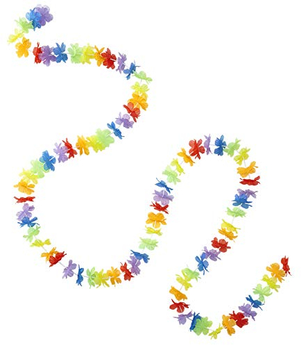 Widmann 2356H - Blumengirlande, Mutlicolor, 3 m, Hängedekoration, Partydekoration, Mottoparty, Karneval, Sommerfest