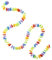 Widmann 2356H - Blumengirlande, Mutlicolor, 3 m, Hängedekoration, Partydekoration, Mottoparty, Karneval, Sommerfest