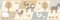 Fun4walls Farm Self Adhesive Border, Neutral