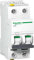 Schneider A9F03206 Leitungsschutzschalter iC60N, 2P, 6A, B Charakteristik