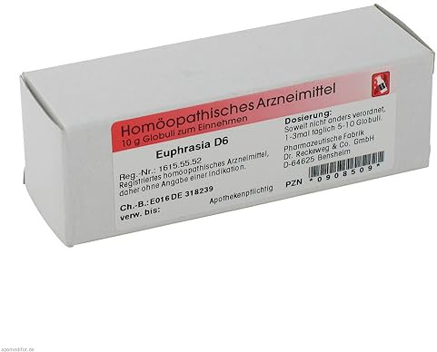 EUPHRASIA D 6 Globuli 10 g