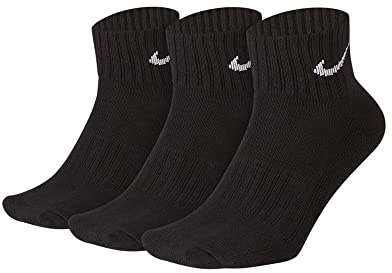 Nike Cush - 3P Value Chaussette Black/White XL