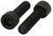 sourcing map 2 Stück M10x35mm 12,9 Grad Innensechskantschraube Linksgewinde Schraube Schwarz DE de