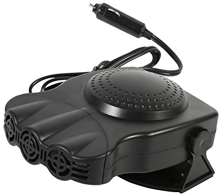 Keenso Auto Heizlüfter 12v, Auto Tragbare 12V 150W 2 In 1 Heizlüfter Defroster Demister Winter Auto Innenraum Standheizung mit 180 Grad Drehhalter (Type 7) Kfz-Geräte