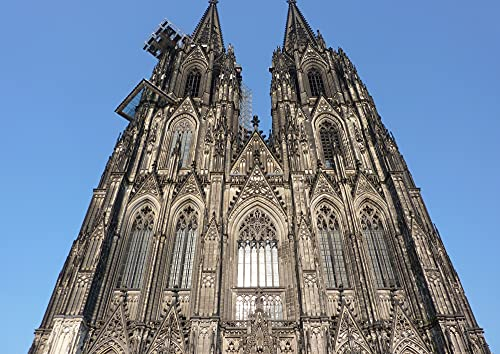 hansepuzzle 62692 - Kölner Dom Puzzle 260 Teile - Religion Motiv mit hochwertiger Aufbewahrung: Kartonbox und wiederverschließbarem Beutel - Format 41 × 28,7 cm