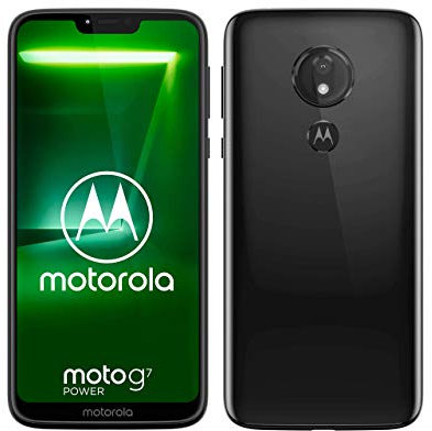 2019 Motorola Moto G7 Power 64 Go - Céramique Noir (Reconditionné)