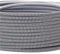 Cavo tessile per lampade, 3 fili, 3x 0,75 mm², cavo elettrico con conduttore di terra, accessori per lampada (5m, Bianco-Nero)