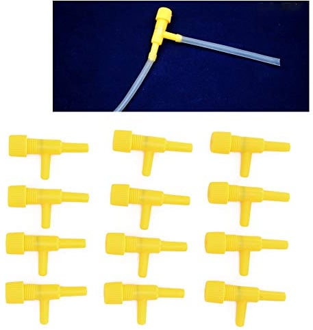 Cikonielf 20PCS Aquarium Air Valve Air Pump Control Valves Aquarium Adjustable Air Switch Valve Regulator for Fish Tank Accessories