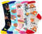 Belloxis Faultier Socken Damen Faultier Geschenk Lustige Bunte Socken Damen 35 – 38 Baumwollsocken Witzige Socken Geschenk für Frauen Mädchen