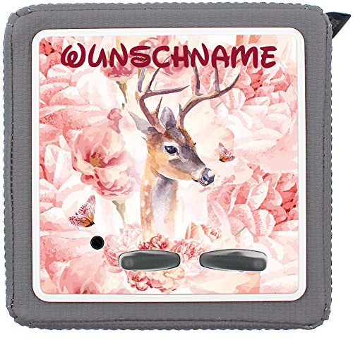 yabaduu Schutzfolie Schutzcover für Toniebox mit Namen Personalisiert Passgenau Selbstklebend Kindgerecht Folie für Kinder Spielzeug Y031 (Nr. 1 REH, Mit Wunschname)