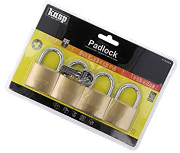 K12040D4 Cadenas laiton portes,boîtes à outils,armoires,toits A: 40mm KASP