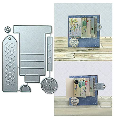 Lesezeichen Stanzschablone, DIY Scrapbooking Prägeschablonen Stanzformen Schablonen Für Scrapbooking