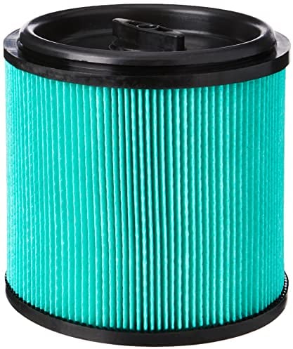 Vacmaster 951316 Filtre à cartouche universel HEPA H13 officiel pour aspirateurs humides et secs 15-60 L et extracteurs de poussière, vert – Utilisation à sec uniquement